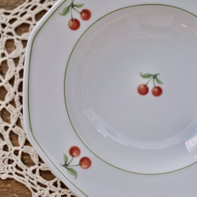Hluboký obědový talíř 22,5 cm Villeroy & Boch Heinrich Cherry
