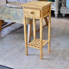 Dřevěná stolička/taburet 60 x 25 cm