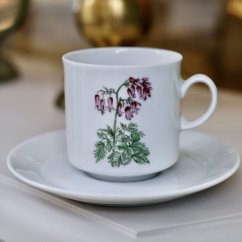 Porcelánový šálek s podšálkem Srdcovka 150 ml