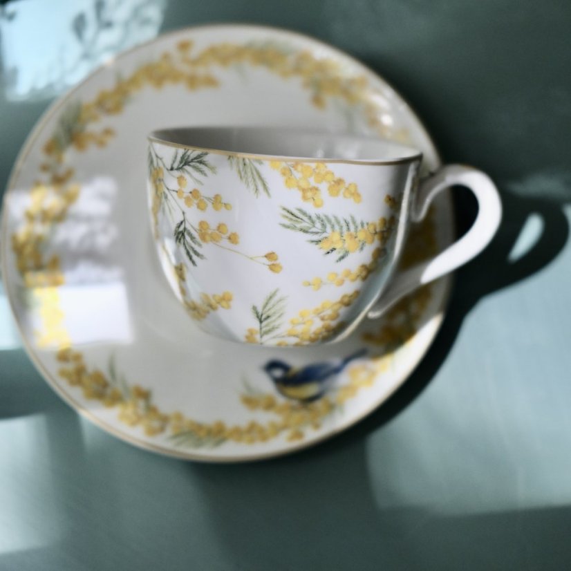 Porcelánový šálek s podšálkem 240 ml - Easy Life