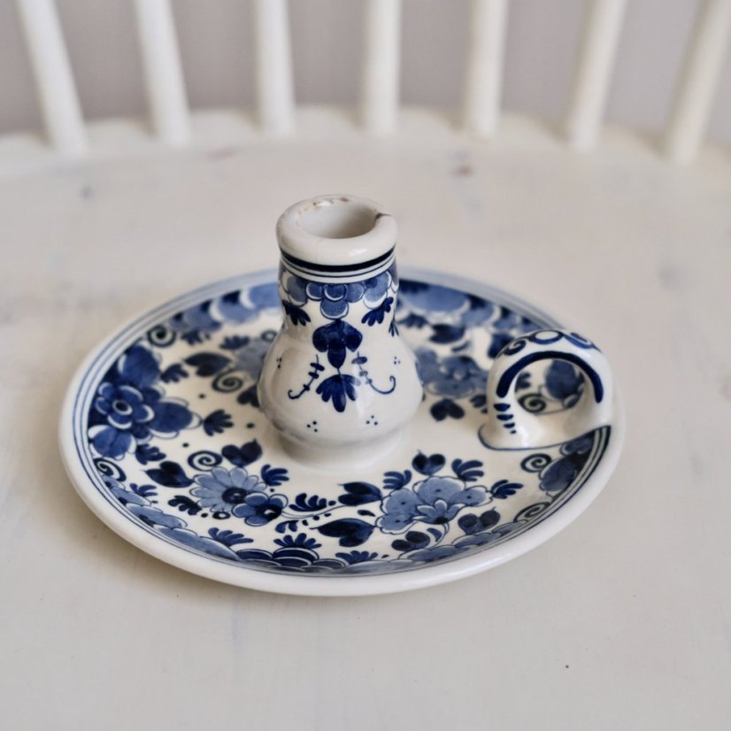Svícen 15 cm Delft