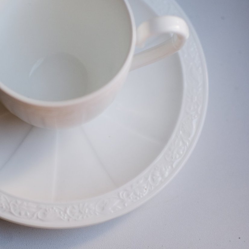 Porcelánový šálek s podšálkem Villeroy & Boch Cameo Weiss  200ml