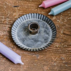 Plechový svícen 12cm