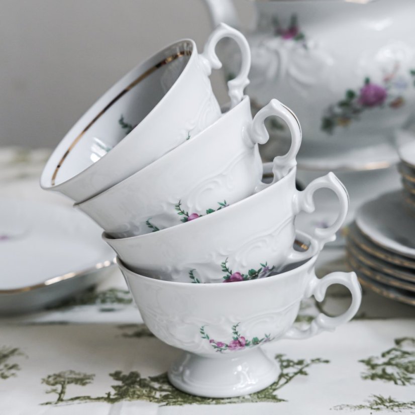 Porcelánový šálek s podšálkem 200ml  Wawel Poland