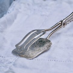 Postříbřené servírovací kleště varianta 2