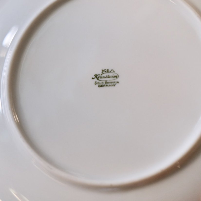 Tálíř 19 cm kostní porcelán Krautheim Selb Bavaria