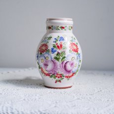 Keramická ručně malovaná váza 24 cm