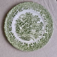 Snídaňový talíř England Staffordshire Country style 19,5 cm