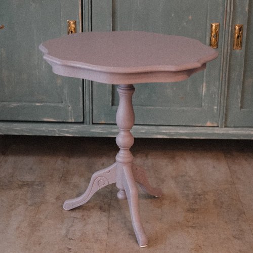 Odkládací stolek dřevěný - Barva: Šedo-švestková 