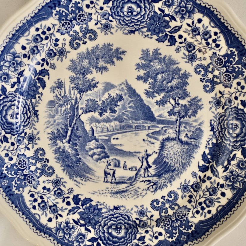Tálíř 25cm Villeroy & Boch Burgenland modrý