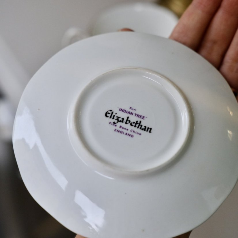 Porcelánový šálek s podšálkem Elizabethan - England 150 ml