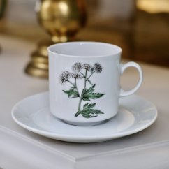 Porcelánový šálek s podšálkem Andělika 150 ml