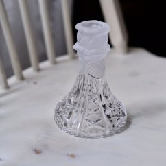 Křišťálový svícen 13 cm