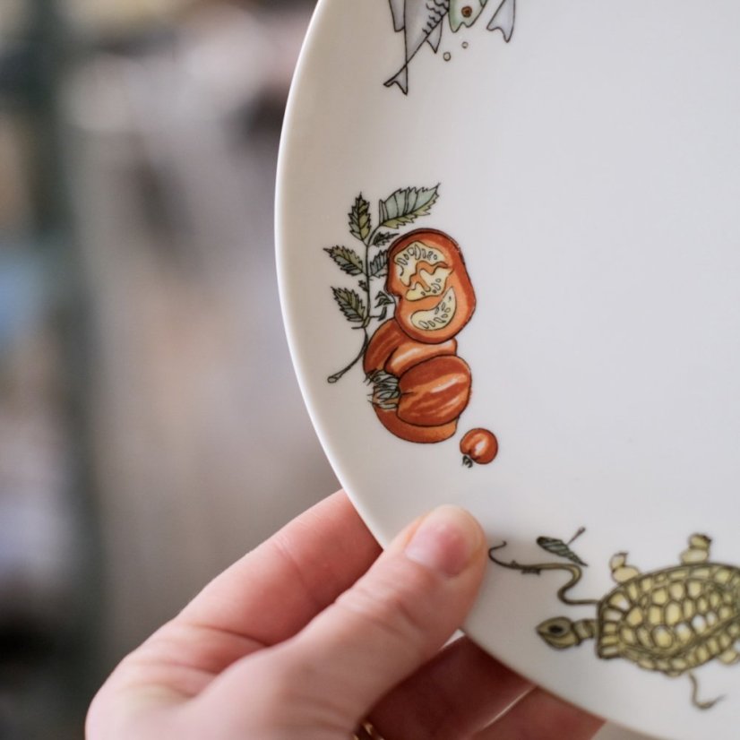 Tálíř 19 cm kostní porcelán Krautheim Selb Bavaria