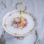 Porcelánový třípatrový etažér 25/19/16 cm