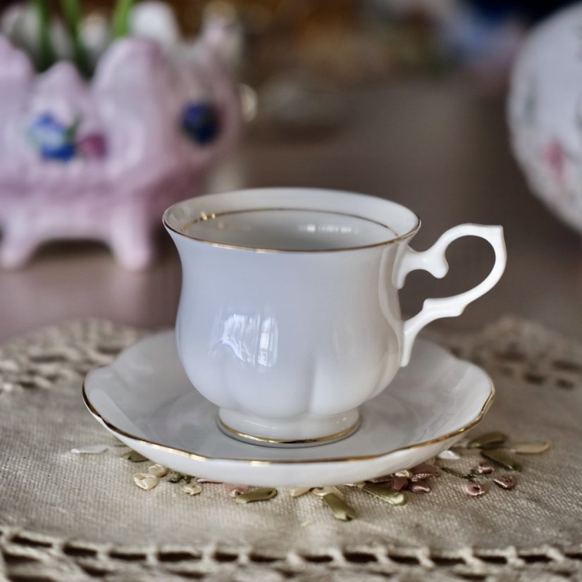 Porcelánový šálek s podšálkem Alt Regensburg