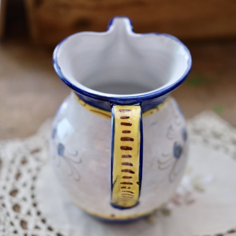 Malovaný keramický džbán 19 cm