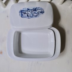 Porcelánová doza na maslo Holland