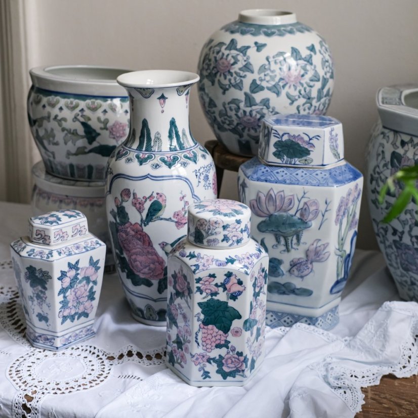 Ginger jar 23cm - Old China