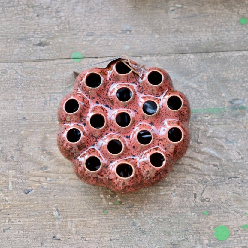 Keramická váza pro více kytek menší 16 x 5 cm