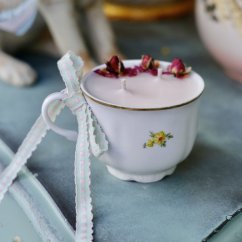 Sojová svíčka v porcelánovém šálku varianta 2