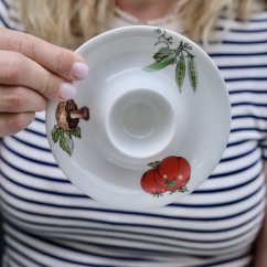 Sada porcelánových kalíšku na vejce 6x
