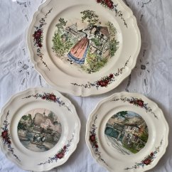 Velký talíř 35cm Sarreguemines Obernai France