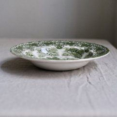 Zelený hluboký talíř  W.H.Grindley