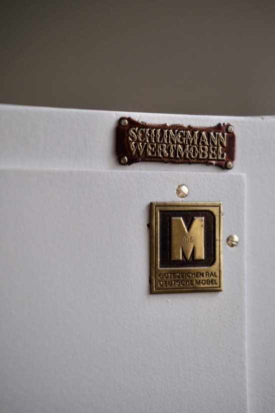 Dřevěná komoda mocca Schlingmann Wertmöbel 1950-1990