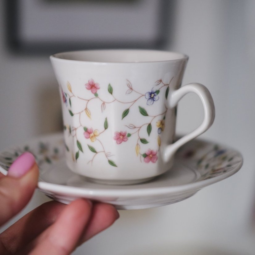 Porcelánový šálek s podšálkem L. Dake & Zn. Amsterdam 150ml