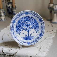 Závěsný porcelánový talíř Delft 18 cm