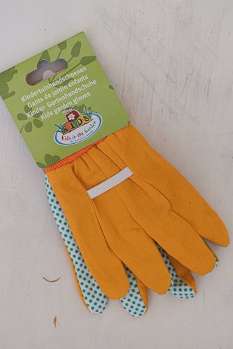 Zahradní rukavice dětské - Barva: Oranžová