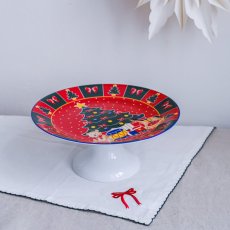 Porcelánový vánoční stojánek na cukroví/bonbony