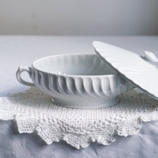 Porcelánová terina s víkem 32x17 cm Haviland - France