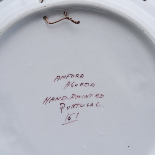 Keramický závěsný talíř 26 cm Plachetnice