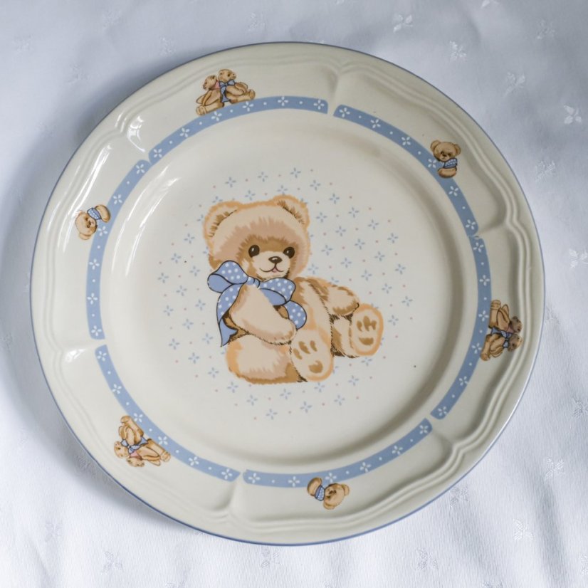 Talíř s medvídkem Tienshan 23cm