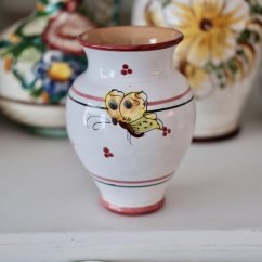Keramická váza motyl 15 cm