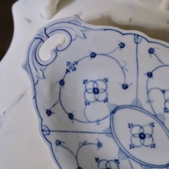 Porcelánová mísa bílomodrá 35 x 21 cm