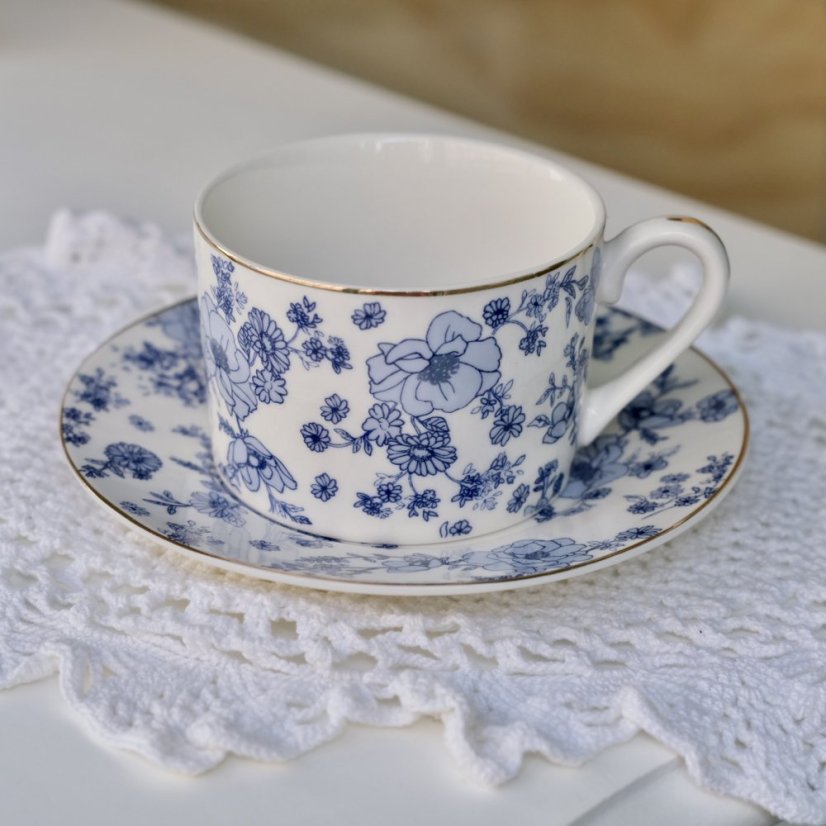 Porcelánový šálek s podšálkem 200ml