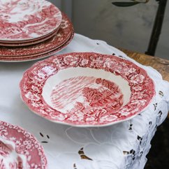 Hluboký obědový talíř 23 cm Palissy Pottery - England