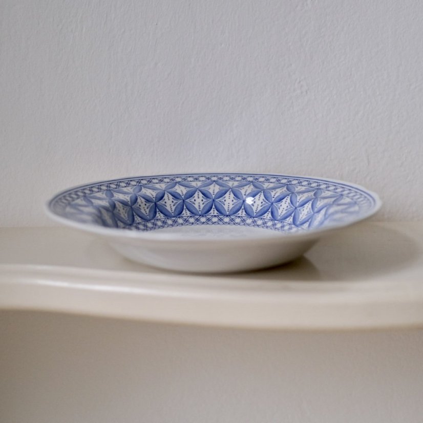 Hluboký talíř SPODE bílo-modrý