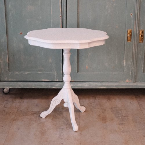 Odkládací stolek dřevěný - Barva: Šedo-švestková 
