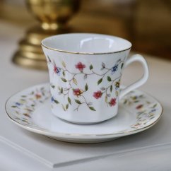 Porcelánový šálek s podšálkem - čínský porcelán 150 ml
