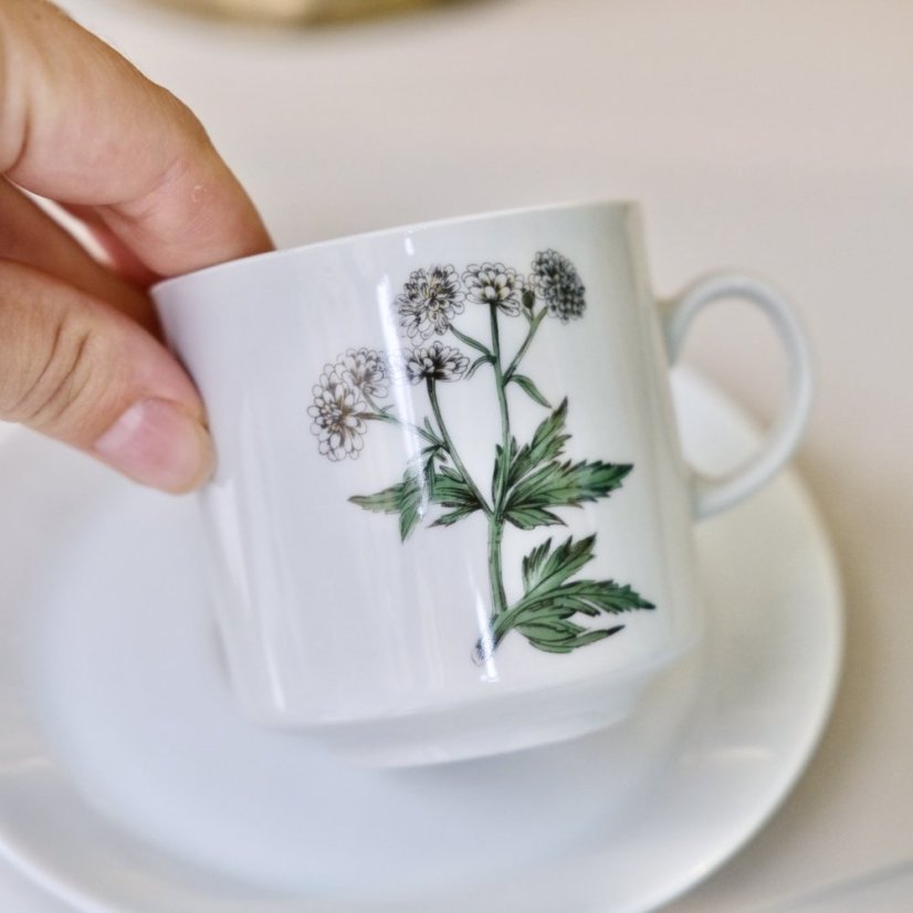 Porcelánový šálek s podšálkem Andělika 150 ml