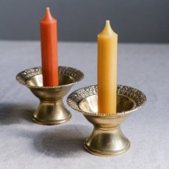 Mosazný svícen 6 x 9 cm
