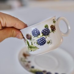 Šálek s podšálkem J&G Meakin Wedgwood ostružiny 150 ml