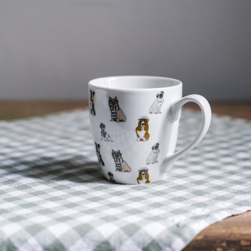 Porcelánový hrnek pejsky 450 ml