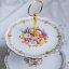 Porcelánový třípatrový etažér 25/19/16 cm