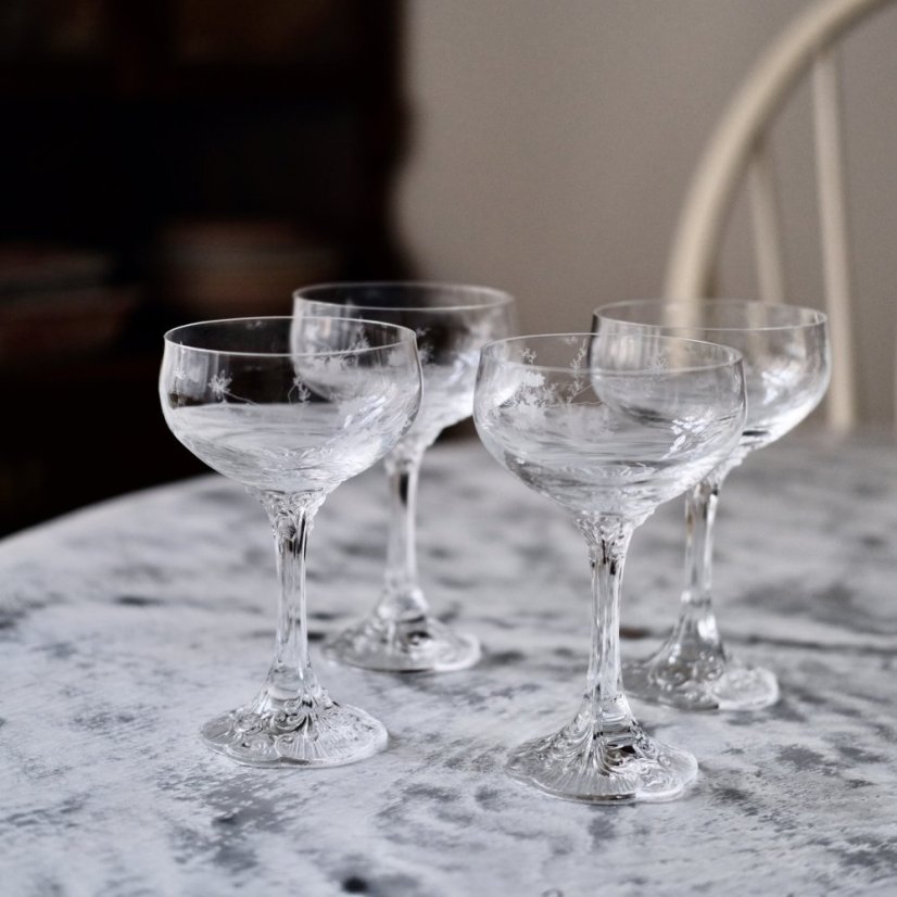 Sada 4 sklenice  Rosenthal Monbijou Ranke