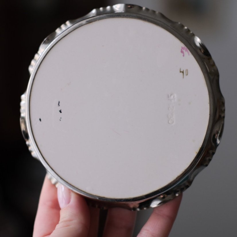 Porcelánový tácek na šperky 12,5 cm